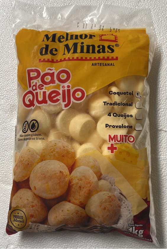 Pão de queijo 10g coquetel 1kg