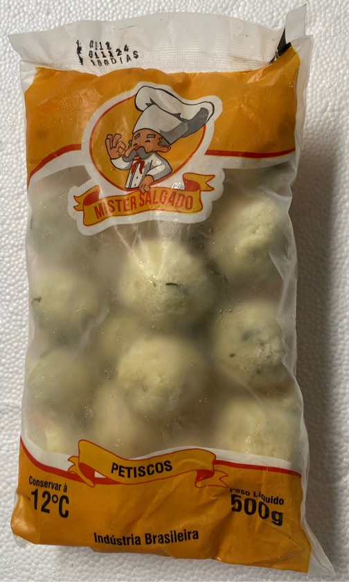 Bolinho de bacalhau Premium Mr Salgados