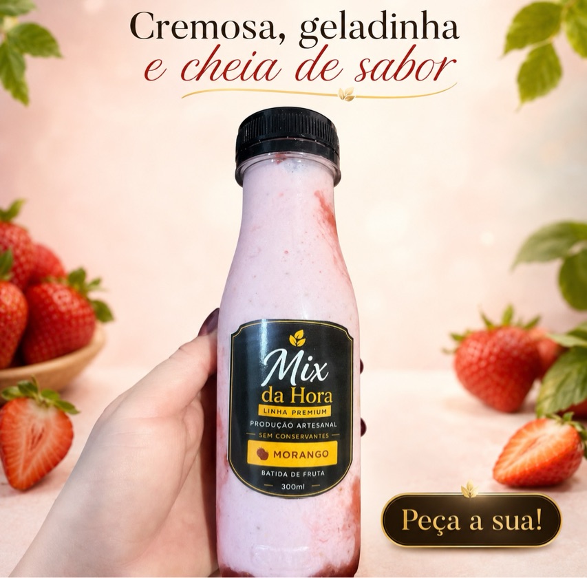 Shake de Morango
