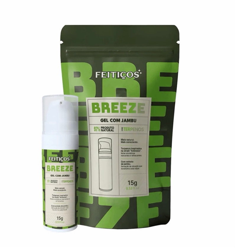 Breeze - Gel Excitante com Jambu e Terpenos