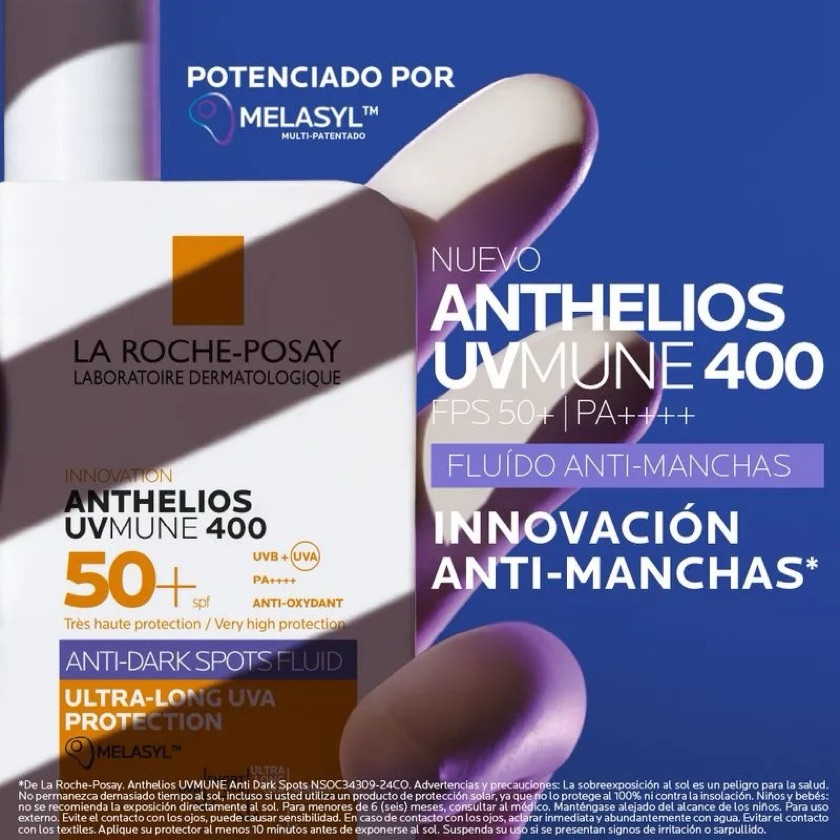 Anthelios UVmune 400 fluido antimanchas La Roche posay 50g