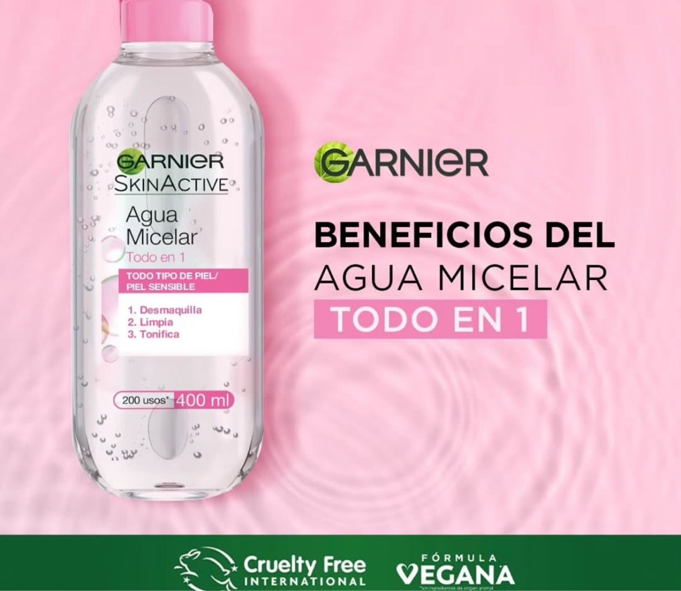 Agua micelar Garnier 400ml