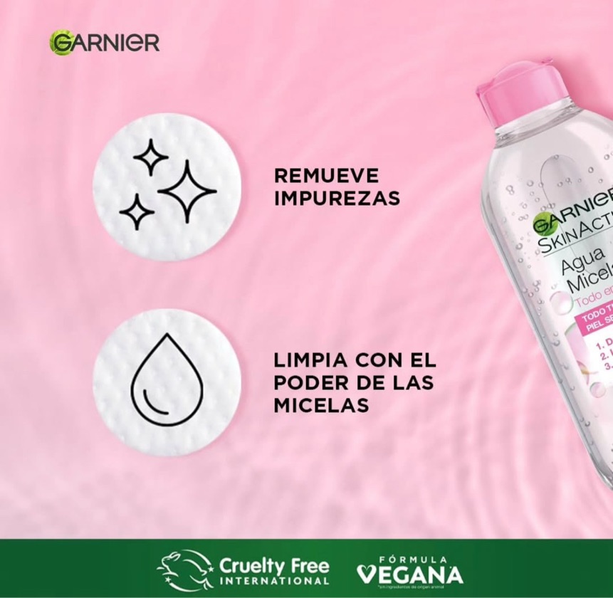 Agua micelar Garnier 400ml