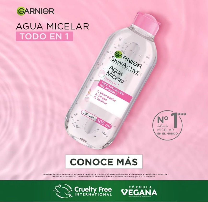 Agua micelar Garnier 400ml