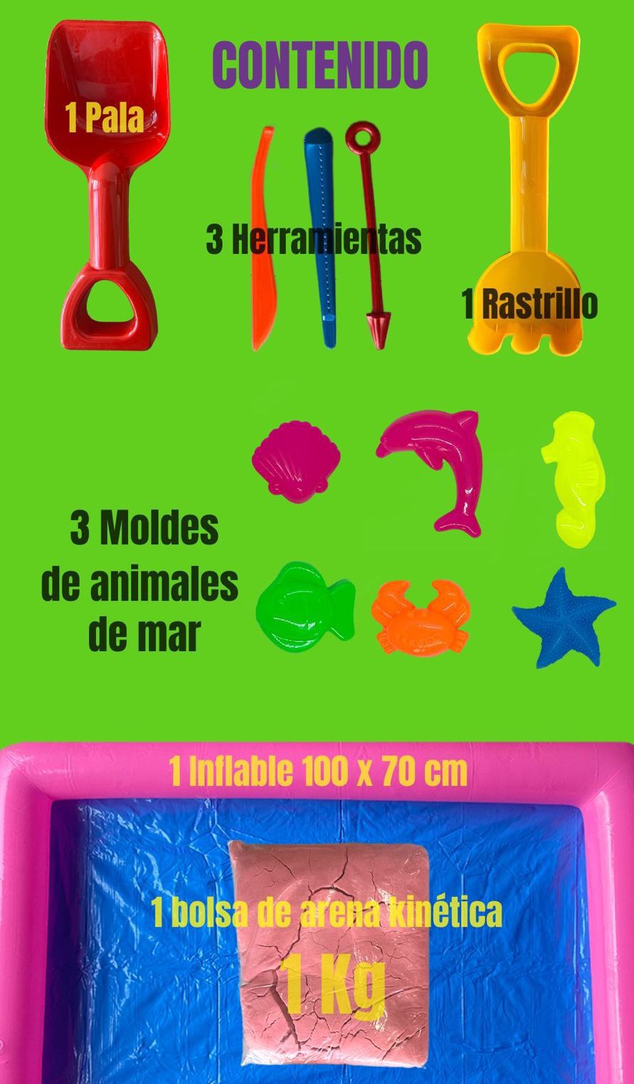 Arena Mágica 1Kg balde
