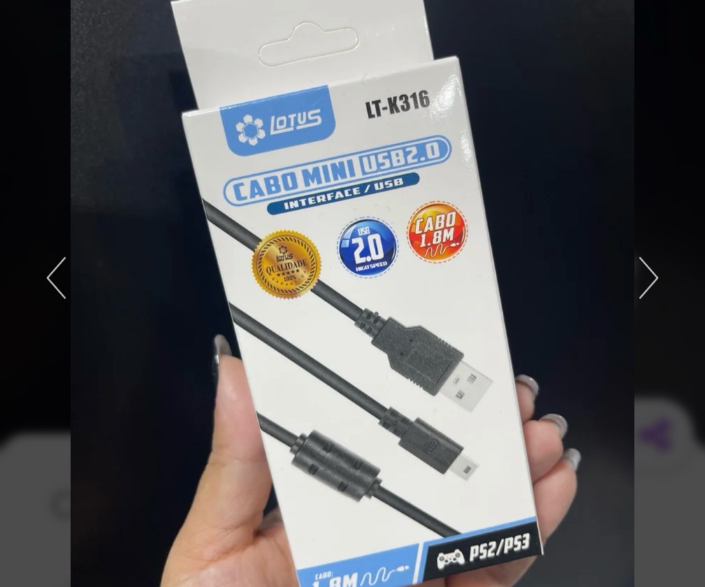 Cabo mini lotus PS2/PS3 LT-k316