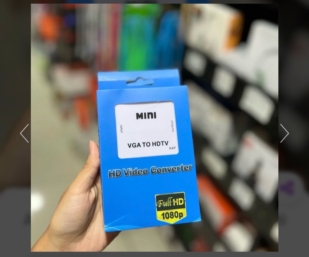 Adaptador conversor VGA para HDMI