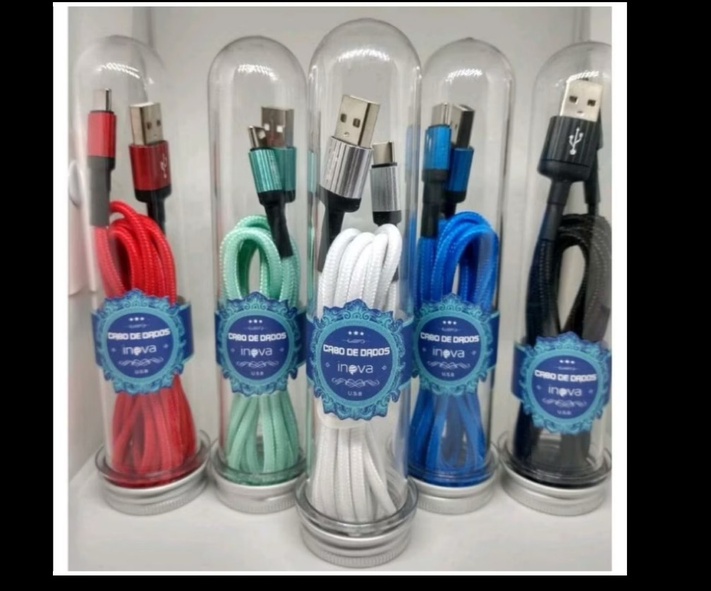 Cabo de dados inova tubo tipo c/ USB 2 metro
