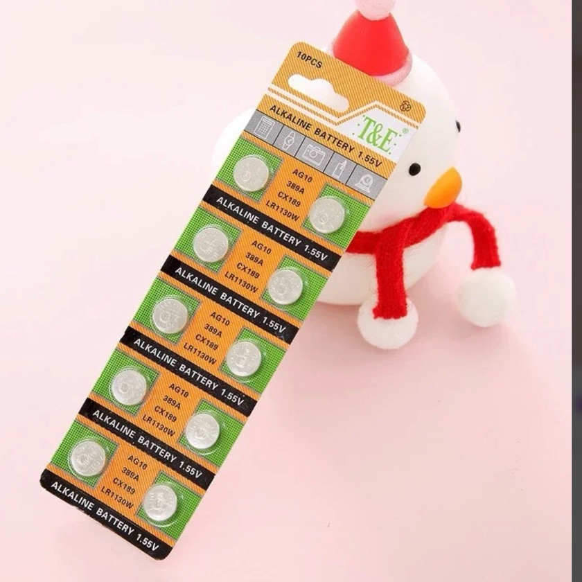 Bateria AG10/389A/CX189/ LR1130W und