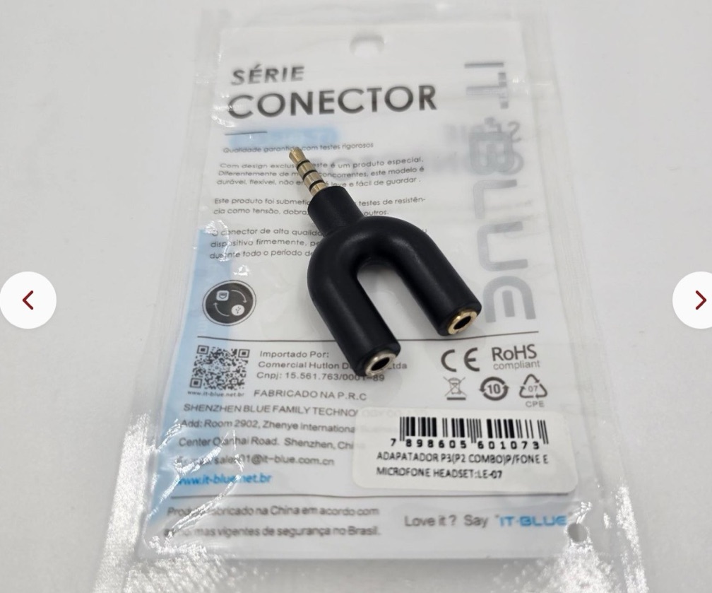 ADAPTADOR P2 MACH P 2 SAIDAS P2 FEM