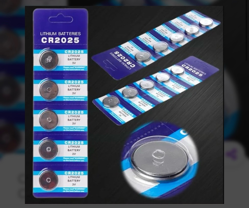 Bateria de lítio (und) CR2025