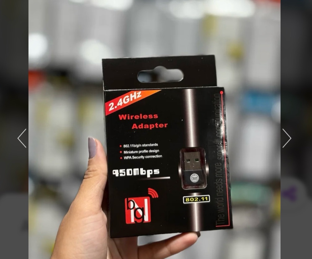 Adaptador Wi-Fi USB 2.4GHz