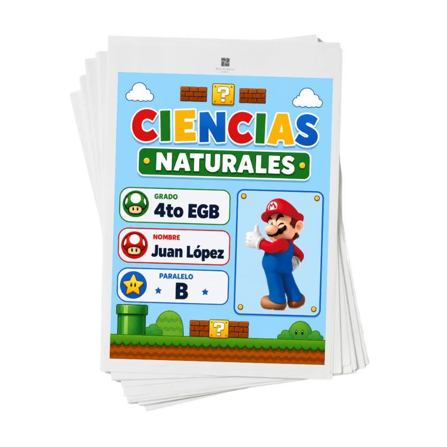 Carátulas Escolares