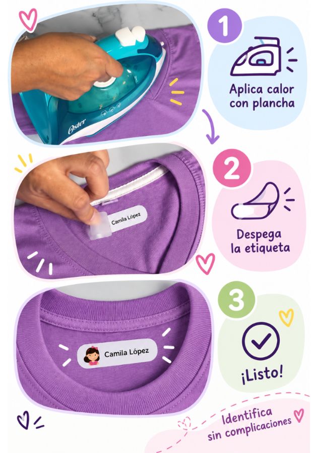 Hoja Etiquetas Ropa