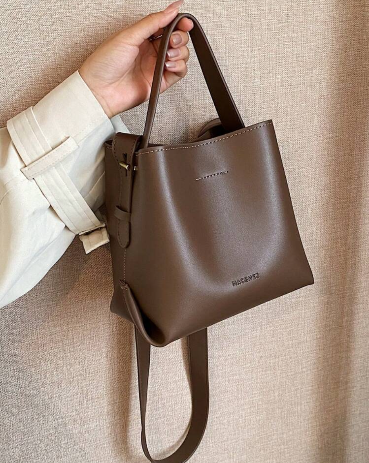 Mini bucket bag - Cafe Oscuro