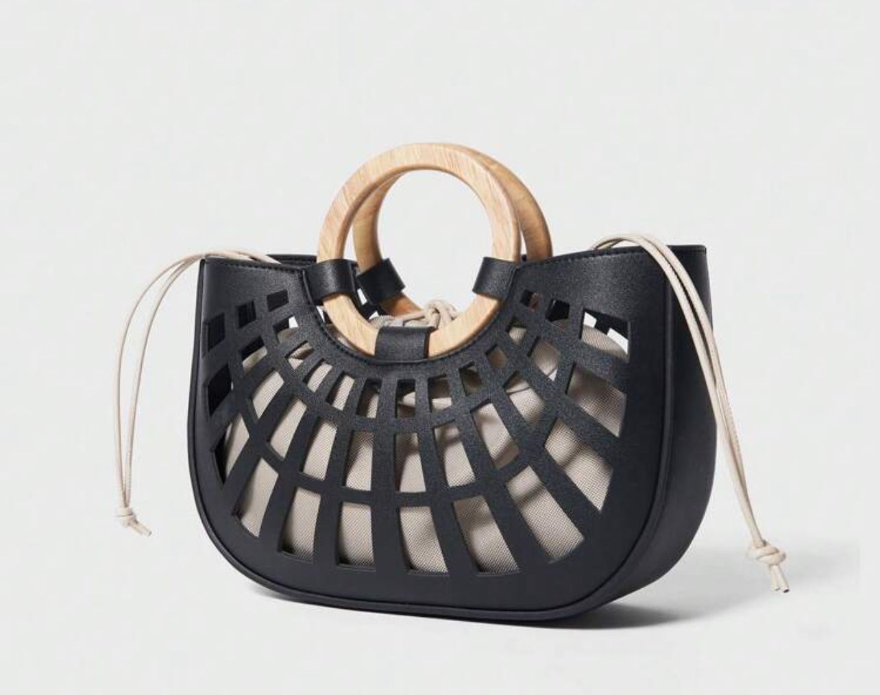 Cartera rectangular - Negra