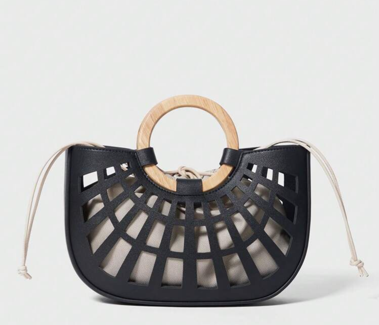 Cartera rectangular - Negra