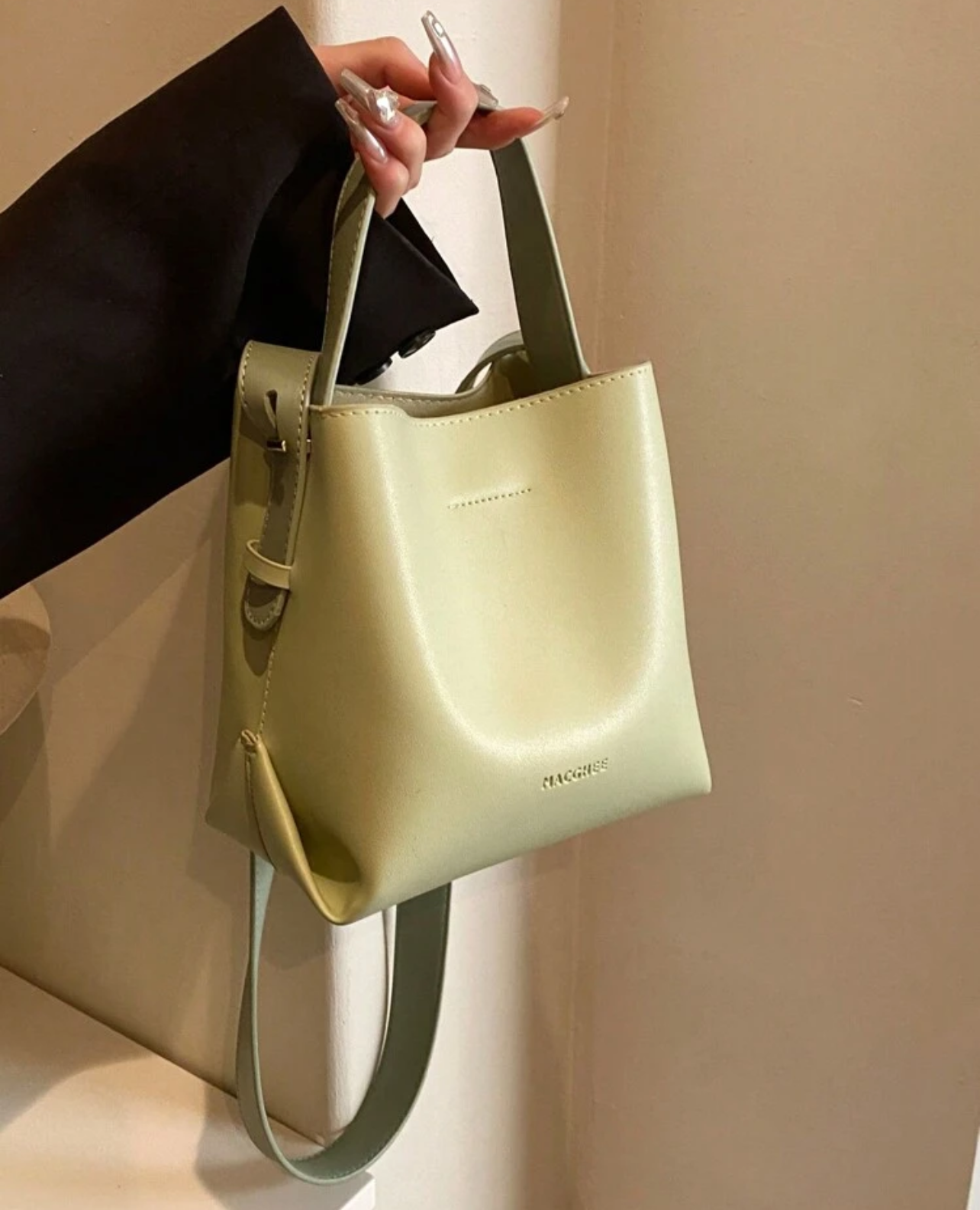Mini bucket bag - Verde