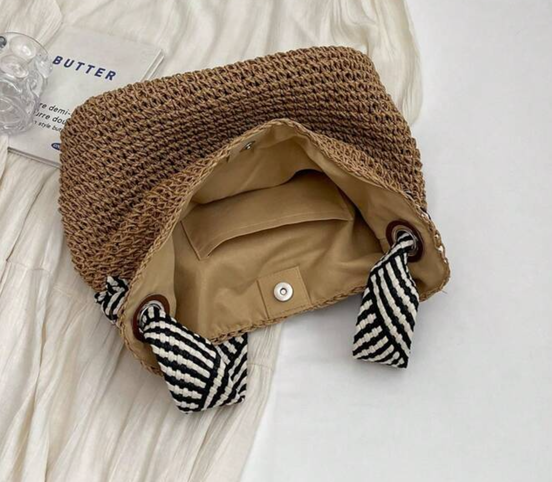 Bolso de tela cafe
