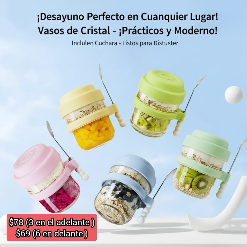 Topper de cristal con cuchara