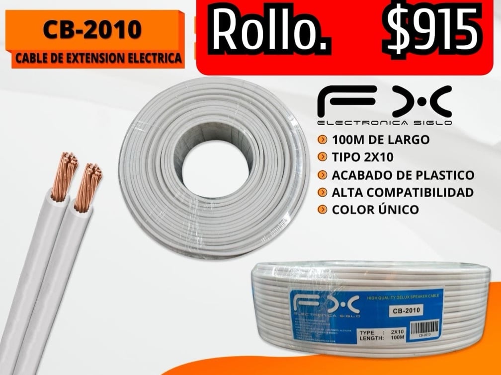 CABLE DE EXTENCION ELÉCTRICA