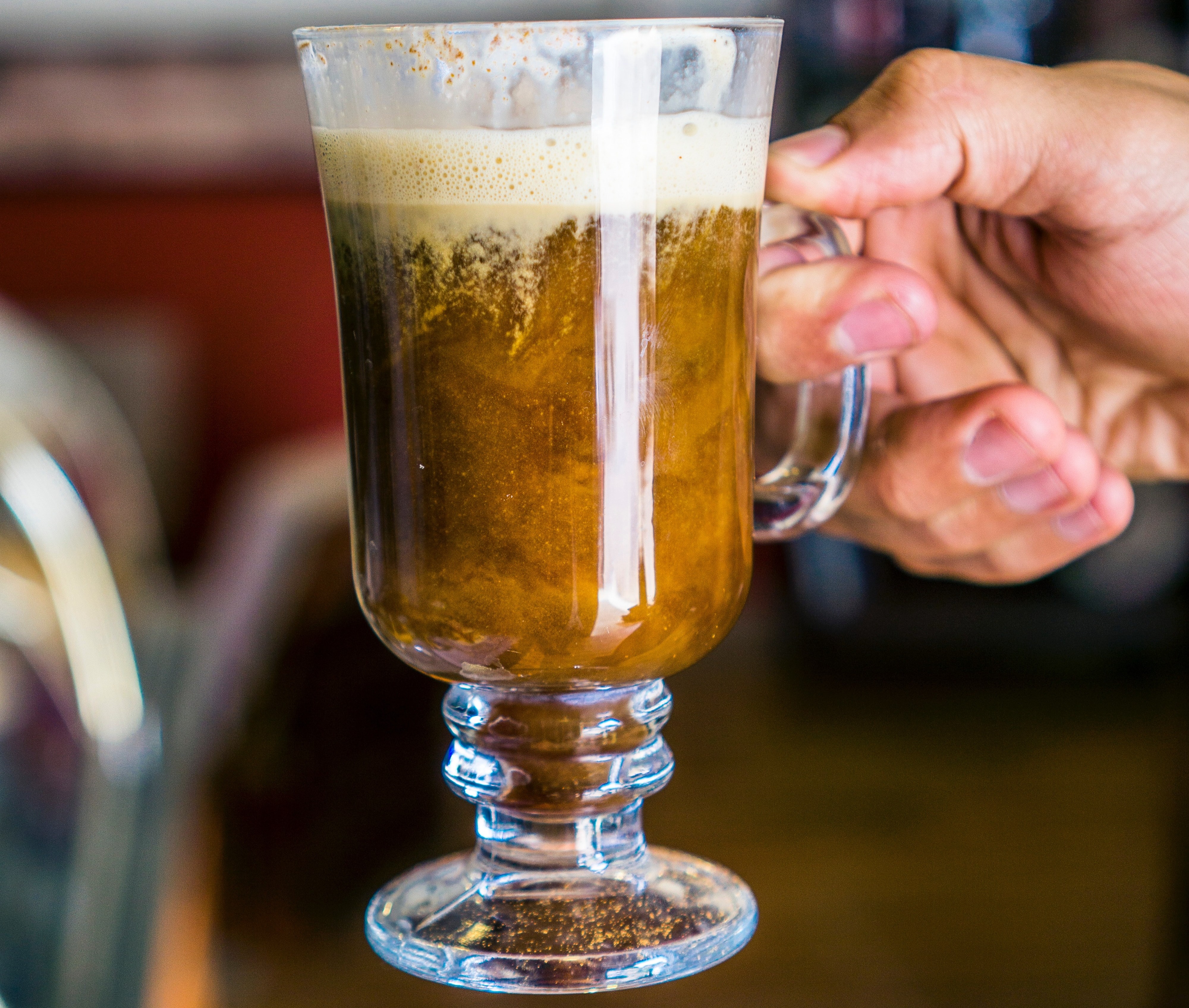 Café irlandês caliente