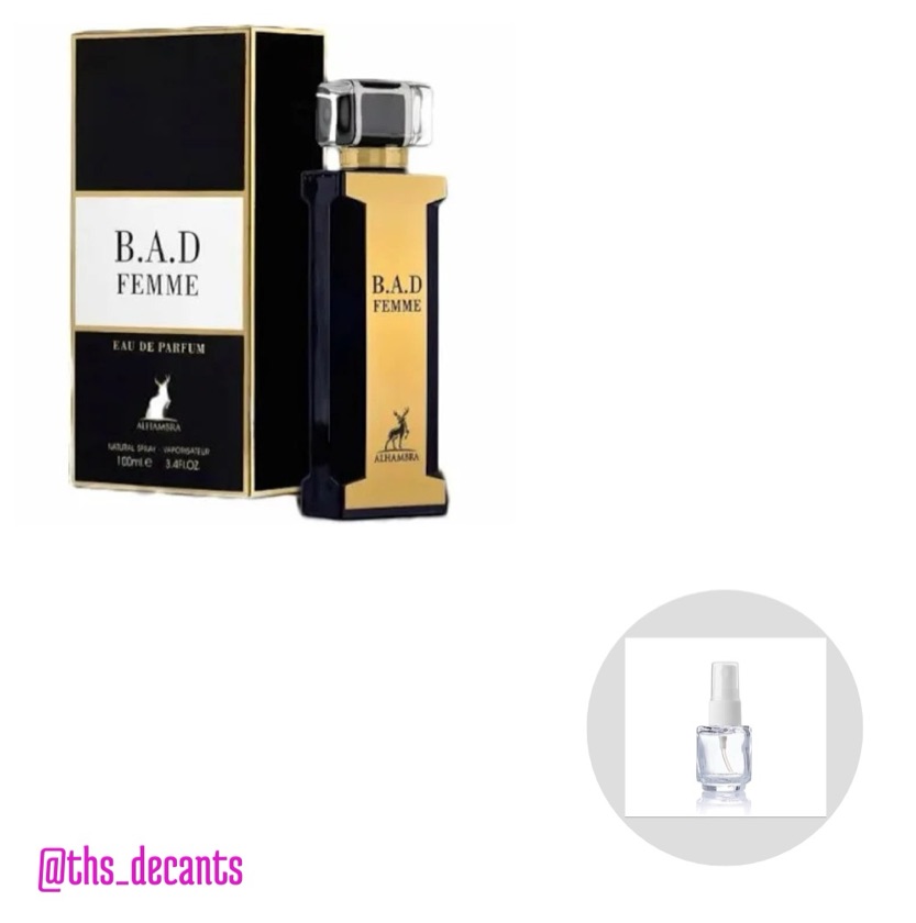 Perfume Bad Femme - decant 10ml