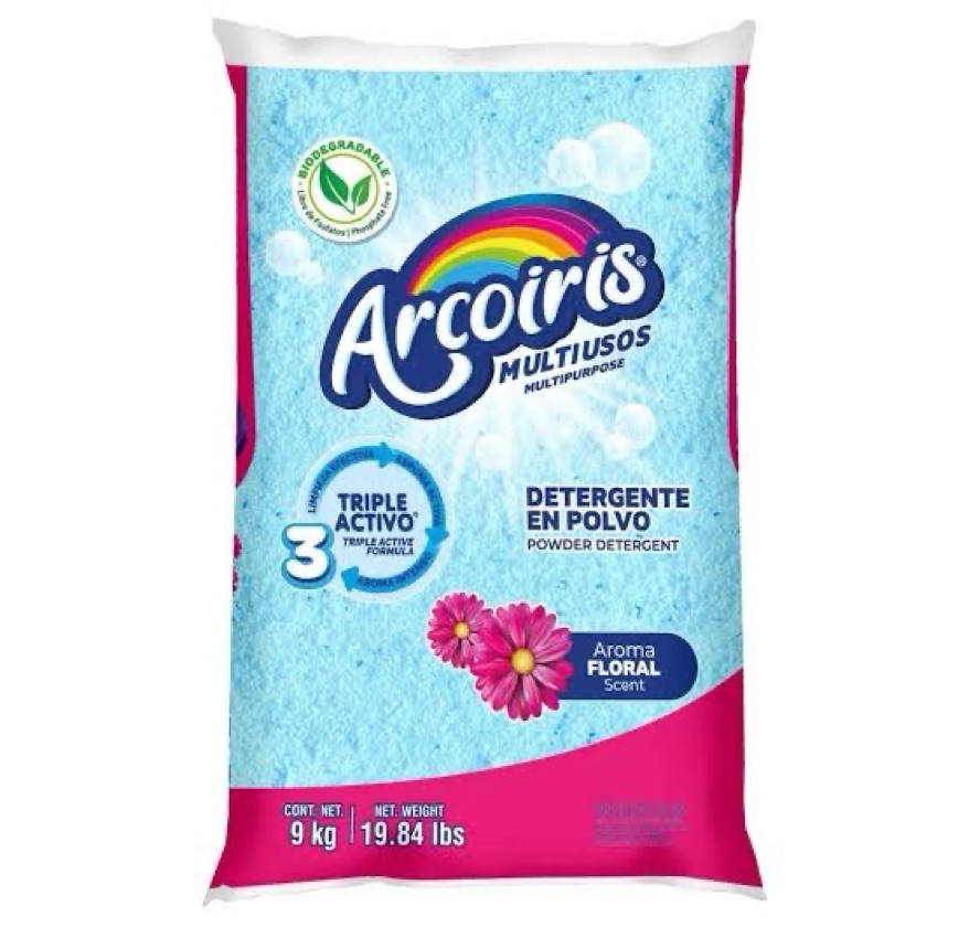 Detergente arcoíris 9k