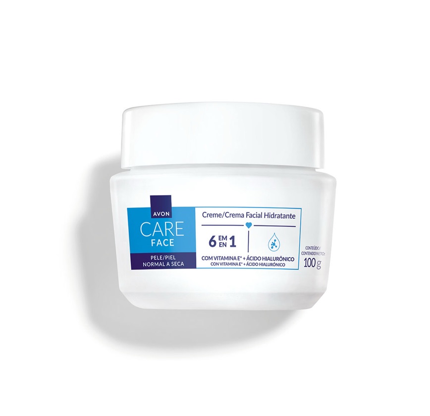 Avon Care Creme Facial Hidratante 6 em 1 100g