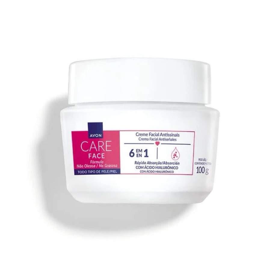 Avon Care Creme Facial antissinais 6 em 1 100g