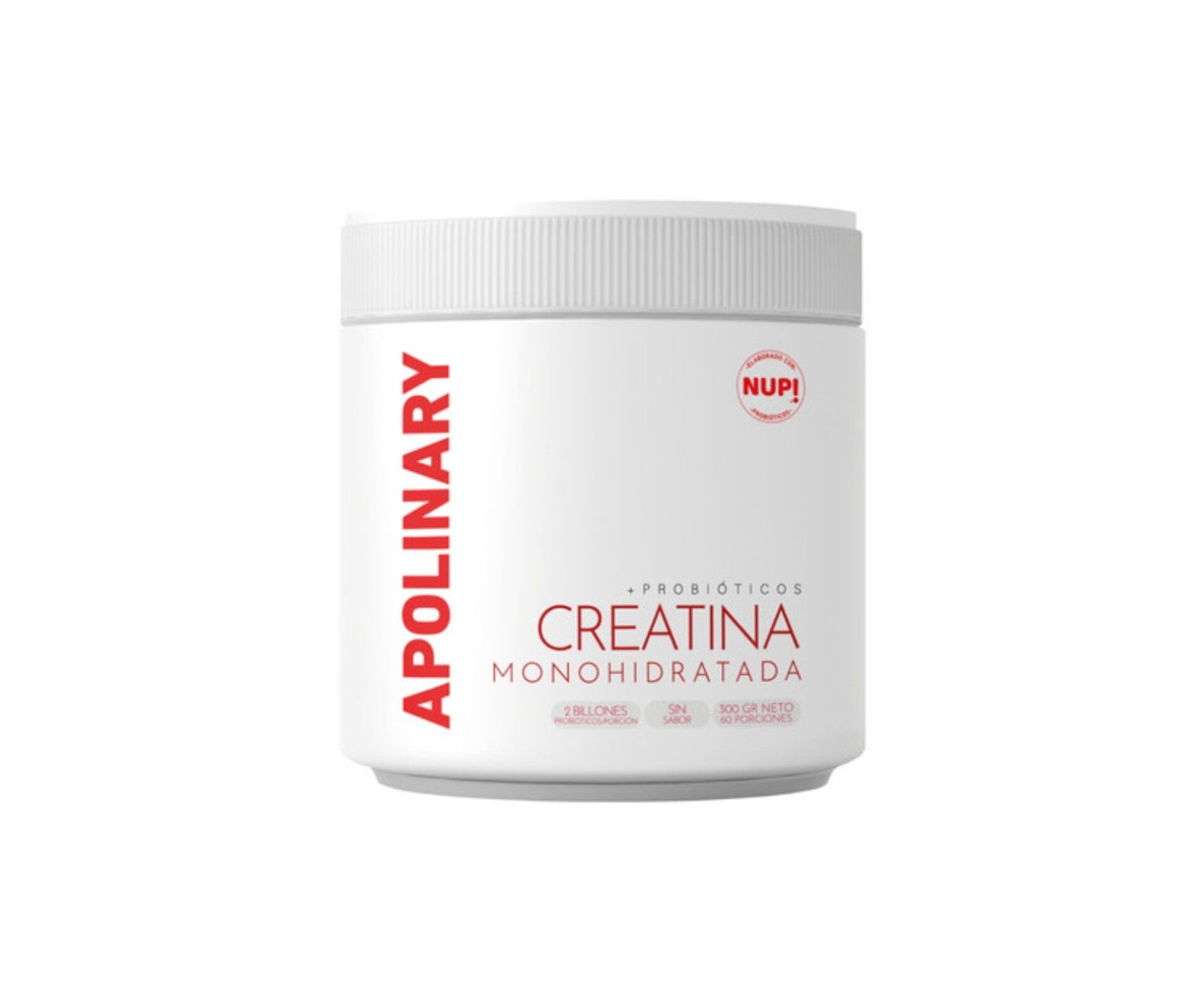 Creatina + Probióticos x300 grs, Apolinary NUP