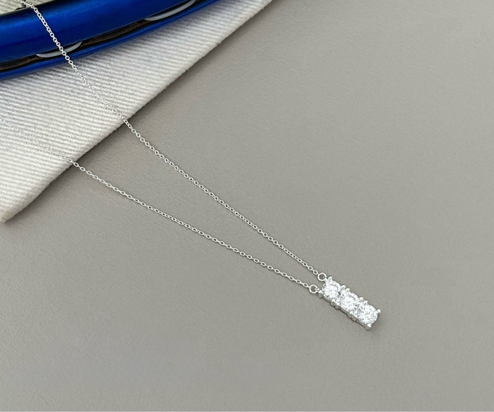 COLAR CARTIER 3 ZIRCS REDONDO 40+EXTEN