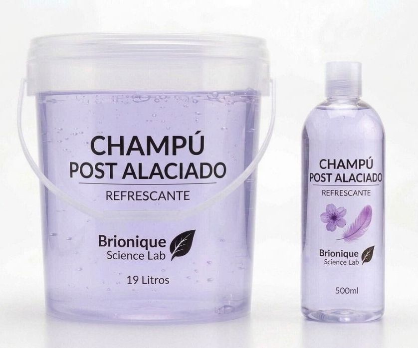 Champú post alaciado cubeta 19lt