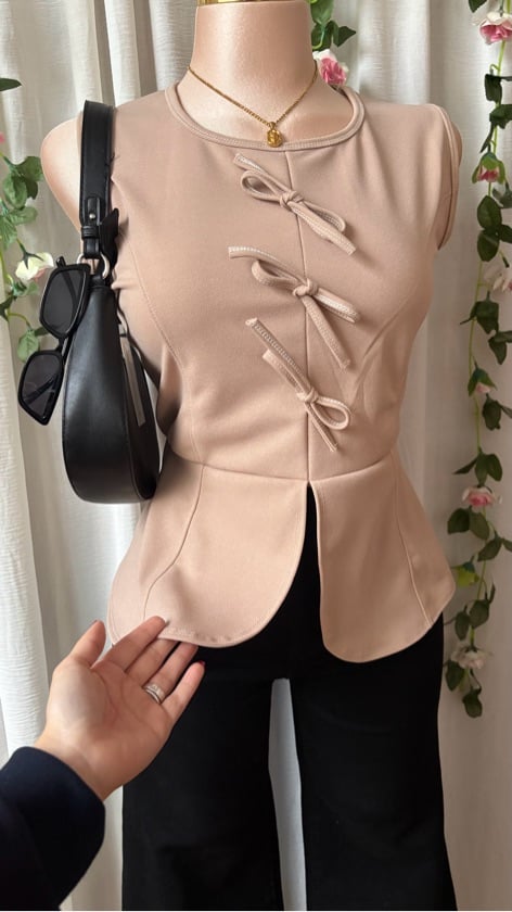 Blusa Mercedes Beige ✨🫶🏻☺️ (copia)