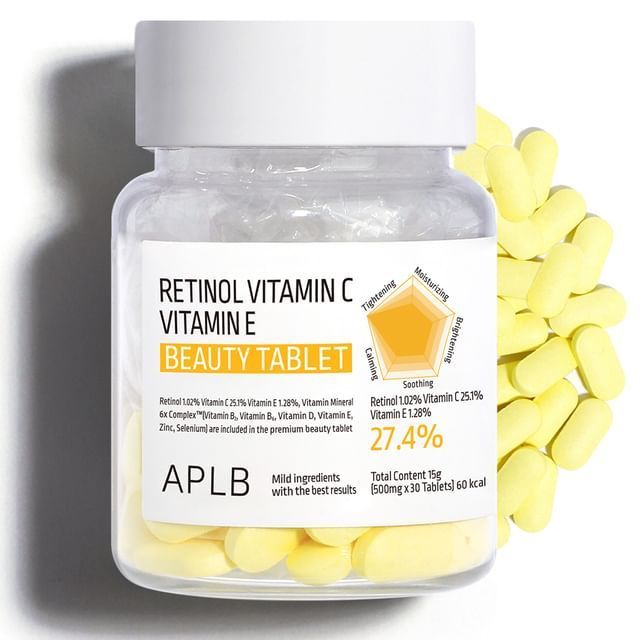 APLB Tabletas de Retinol+Vitamina C+Vitamina E