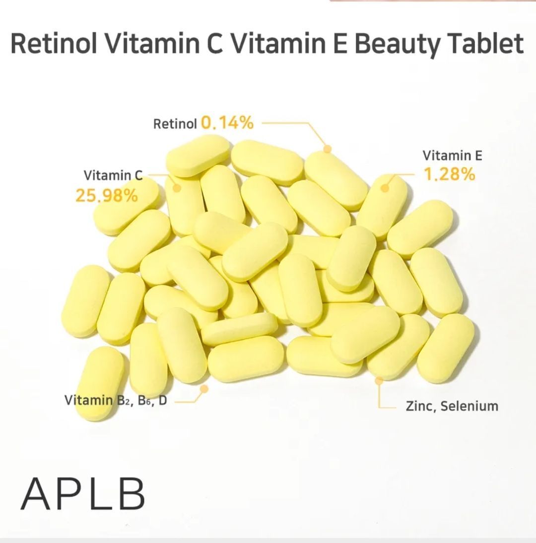 APLB Tabletas de Retinol+Vitamina C+Vitamina E