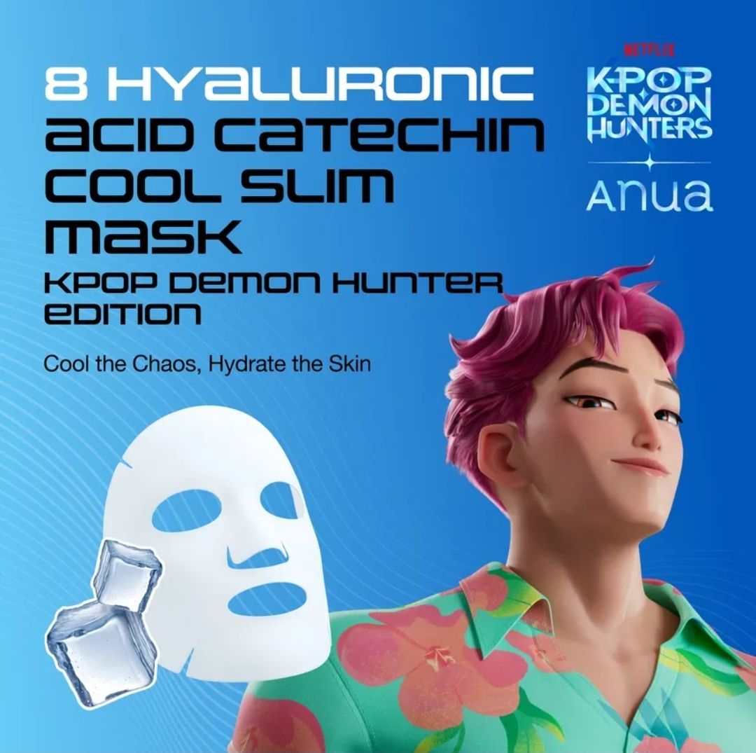 Anua Guerreras del Kpop Mascarilla Refrescante con Ácido Hialurónico y Catechin