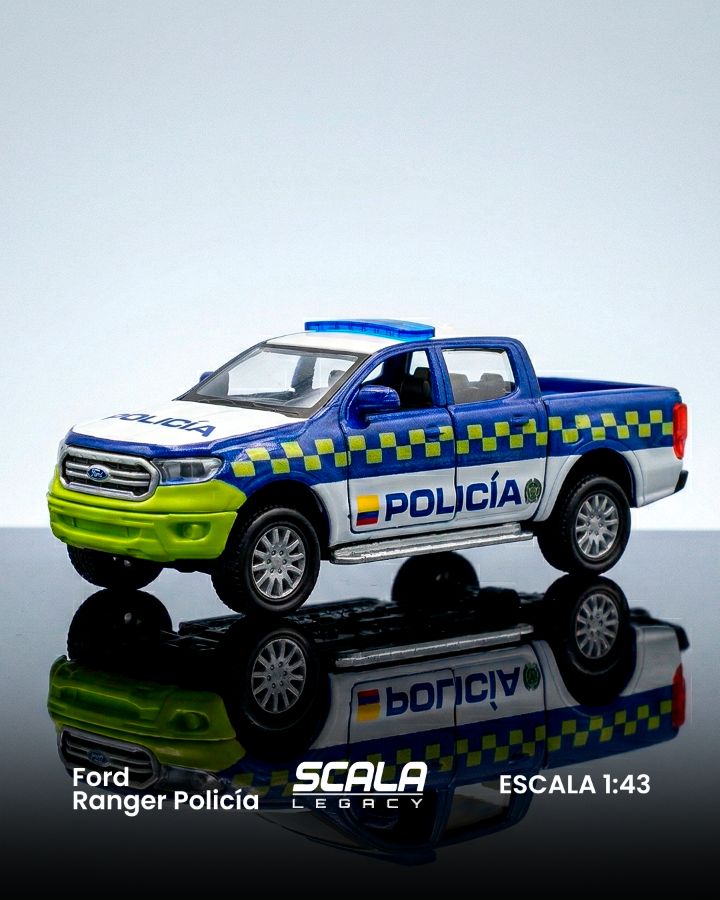 Ford Ranger Policía ESCALA 1.43