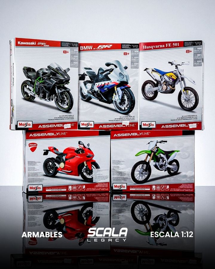 MOTOS ARMABLE ESCALA 1.12