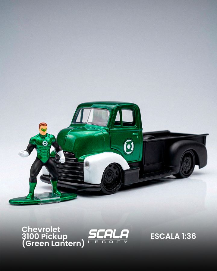 Chevrolet 3100 Pickup (Green Lantern) ESCALA 1.36