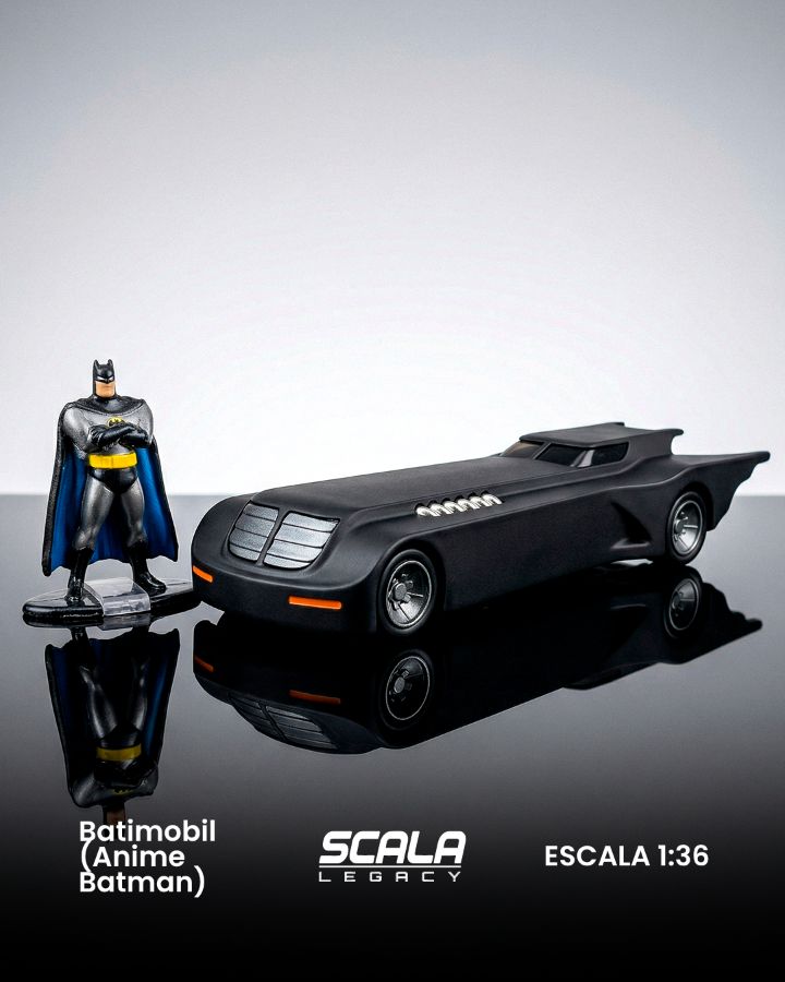 Batimobil (Anime Batman) ESCALA 1.36