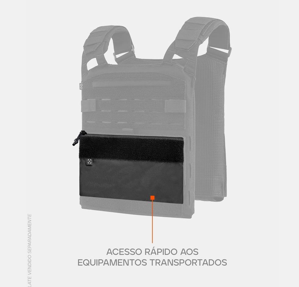 Acessório para Plate Bolso Canguru Zipper Invictus