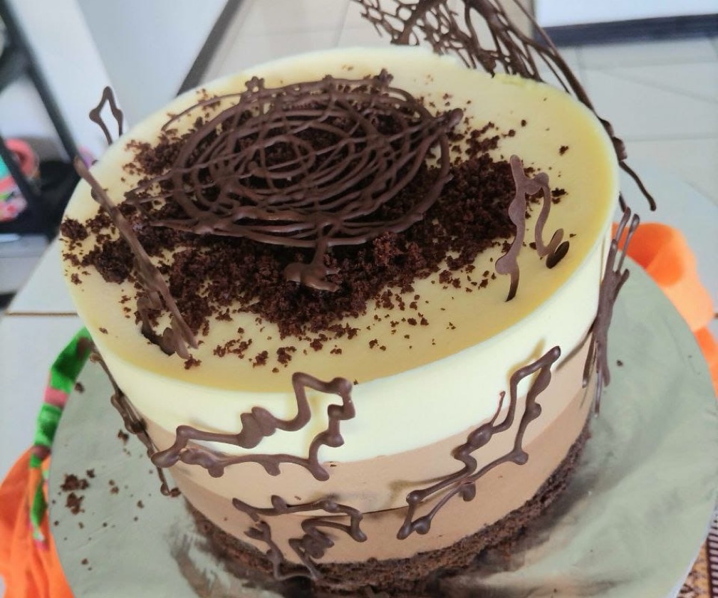 Mousse de tres chocolates (Halloween)
