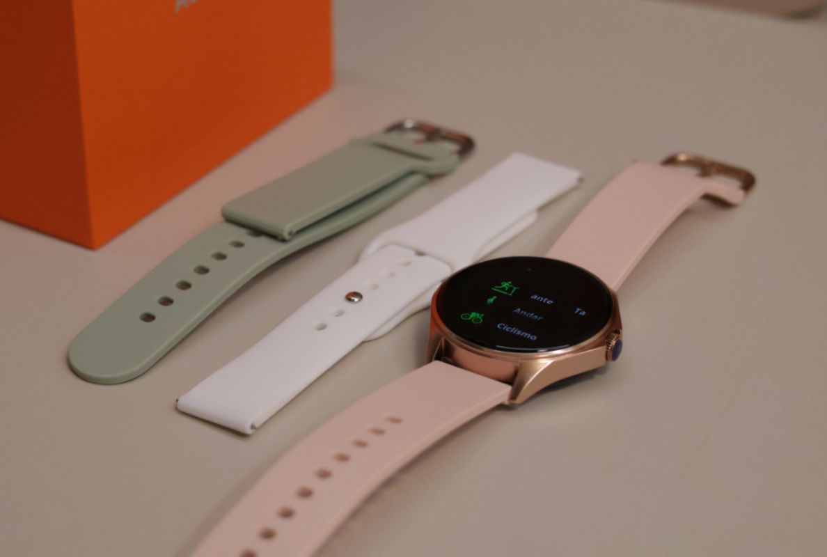 Ella One 40mm Amoled | Monitor de treinos, saúde, notificações, chamadas e + Brindes
