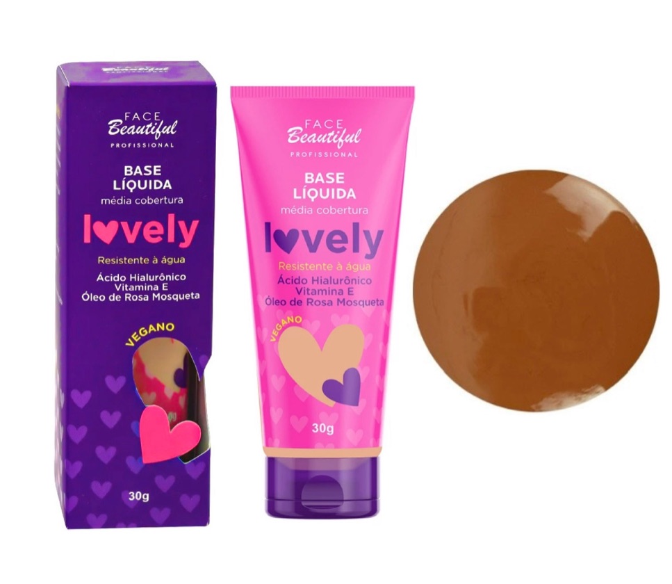 Base Líquida Lovely - Face Beauty COR 09