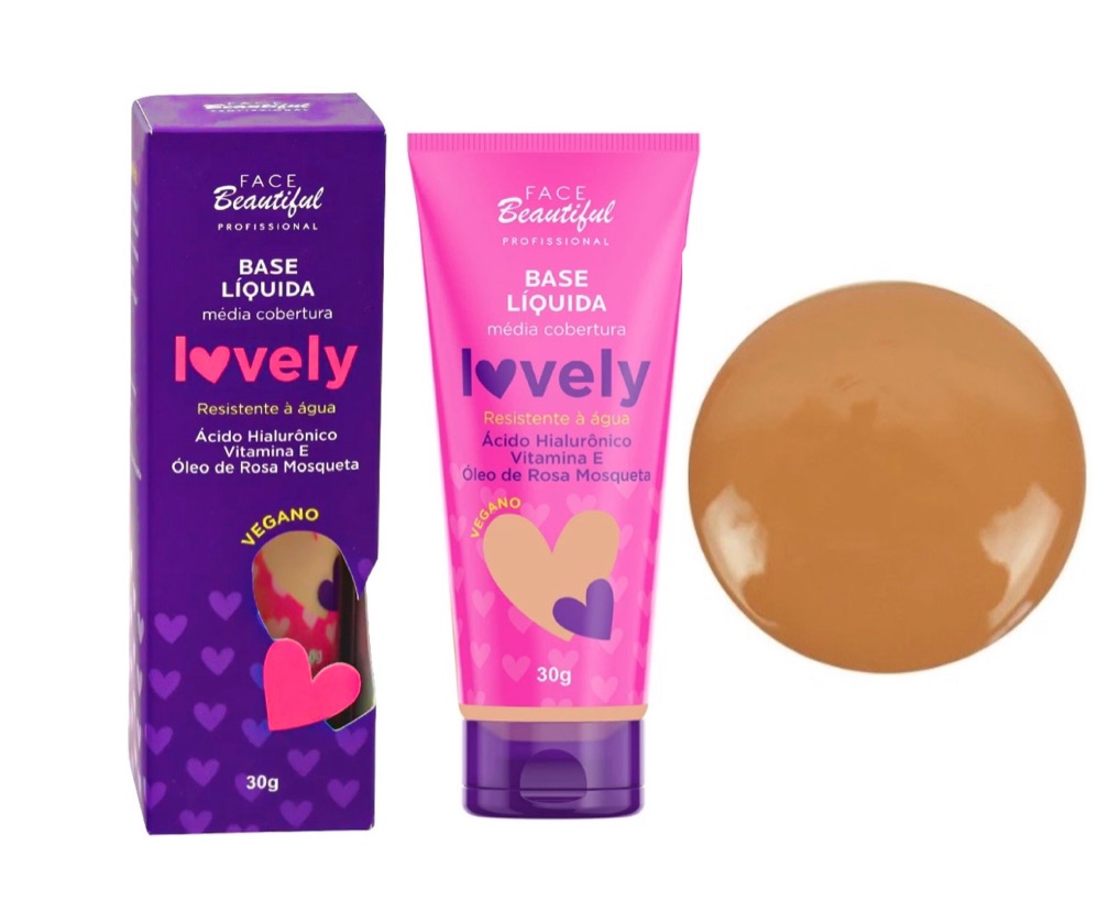 Base Liquida Lovely - Face Beauty COR 08