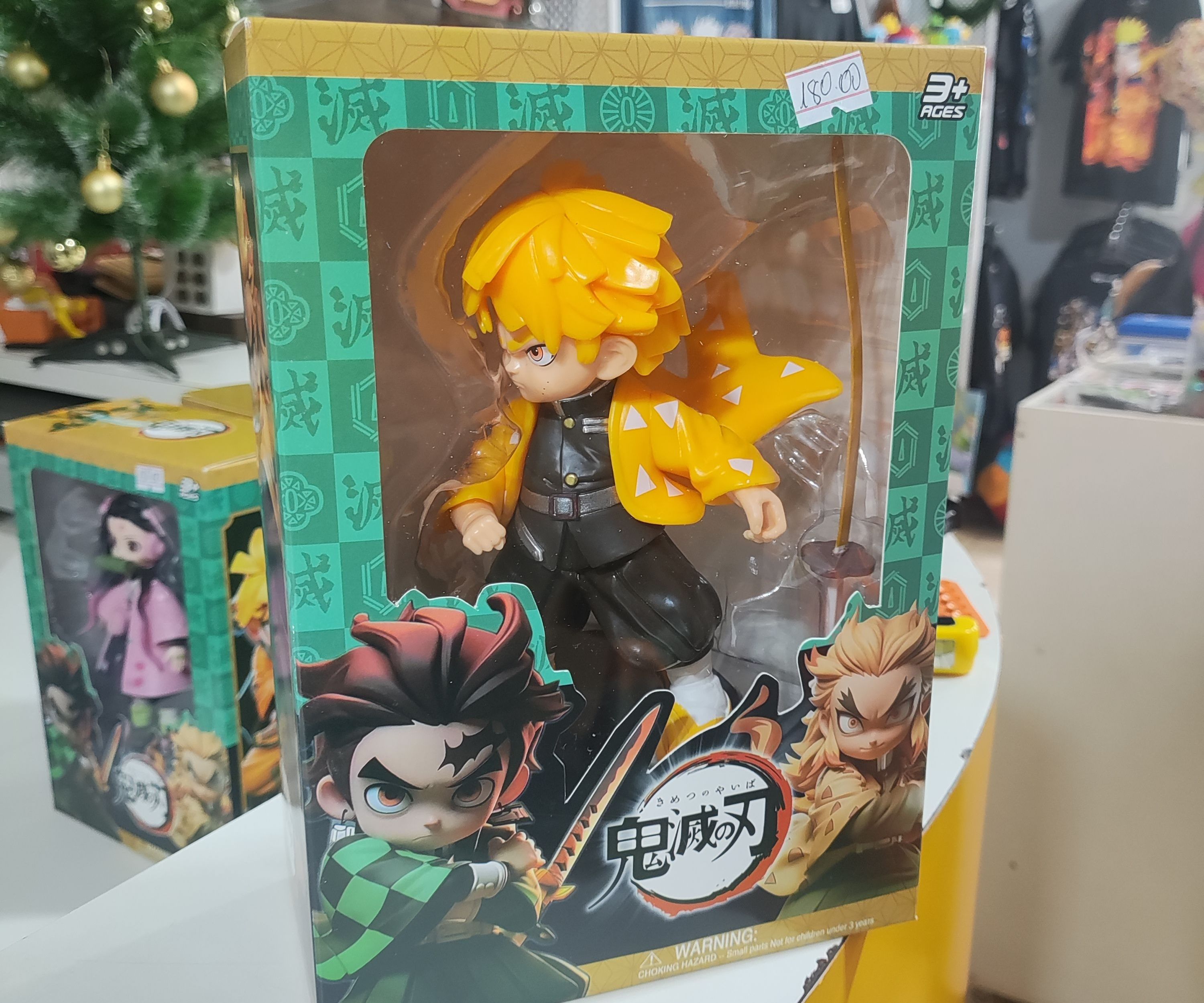 Action figure Demon Slayer 16cm em PVC Zenitsu