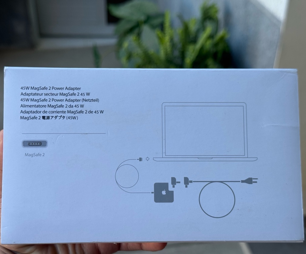Cargador magsafe 2 45w MacBook