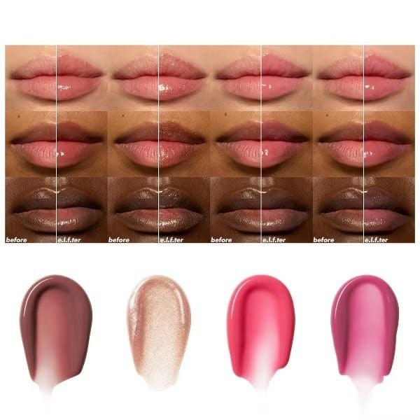 e.l.f. Glow Reviver Plumping Lip Oil Gift Set - 4pc