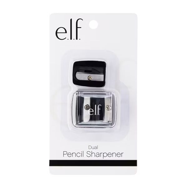e.l.f. Dual-Pencil Sharpener: Stainless Steel, Paraben-Free, Phthalate-Free, Vegan